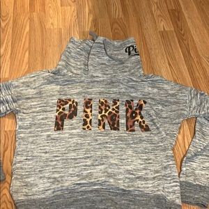 PINK cowl neck sweatshirt